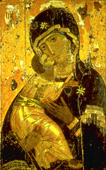 Matka Boží, neznámý autor, Vladimir, 12. st.