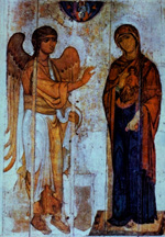 Zvěstování, neznámý autor, 12. st.