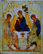Andrej Rublev: Svatá Trojice, 1411